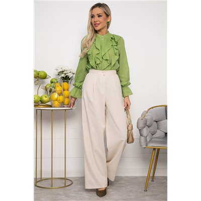 Брюки льняные Мэрлин (бежевые) Б15428-7М