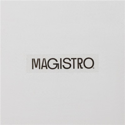 Тортовница Magistro Kingdom, 30,5×9,5 см, фарфор, белая