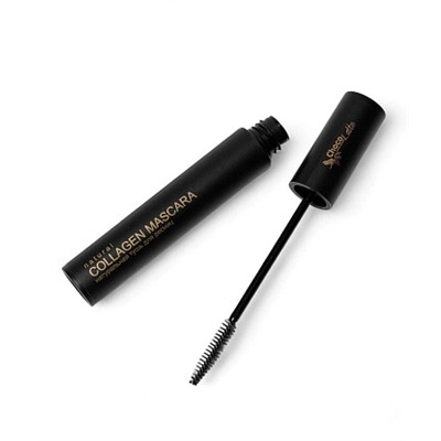 COLLAGEN MASCARA натуральная тушь для ресниц черная, удлиняющая, с коллагеном и гиалуроновой кислотой