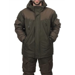 DY002 KHAKI Костюм охотника зимний (холлофайбер на -40 мороз)