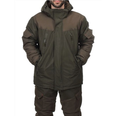 DY002 KHAKI Костюм охотника зимний (холлофайбер на -40 мороз)
