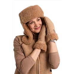 Варежки меховые РОДИНА шоколад