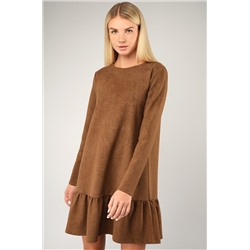 Женское платье - трапеция из футера Happyfox