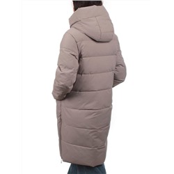 7715 DK. BEIGE Пальто зимнее женское (200 гр. холлофайбер)