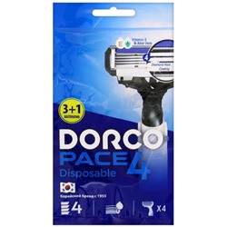 Dorco PACE 4 FRA1040 (4зап.) с 4 лезвиями 12/24
