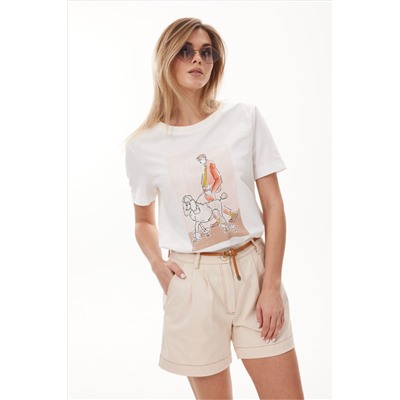 NiV NiV fashion 418 молочный, Футболка