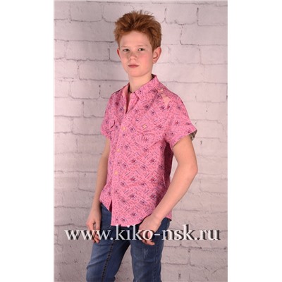 2168В(12-20) Рубашка для мальчика Розовый/16
