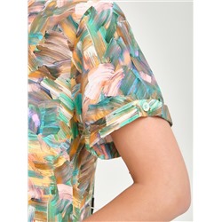 Платье из вискозы с принтом