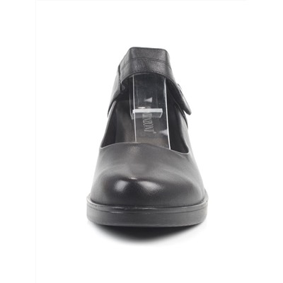 06-DHL104-D1 BLACK Туфли женские (натуральная кожа)