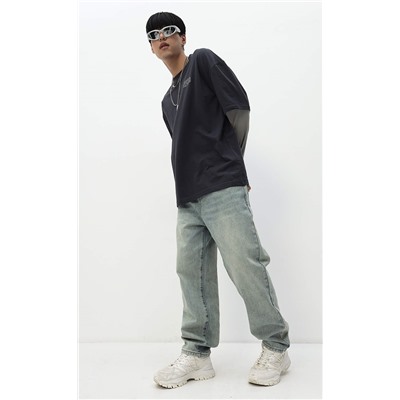 Джинсы муж. K8888 blue-green