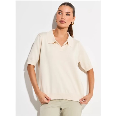 Футболка-поло (вязаный трикотаж)