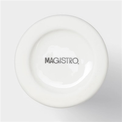 Ваза для цветов Magistro «Бланш», 7.7×18.5 см, фарфор, белая