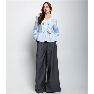 Блуза #КТ2697 (1), голубой