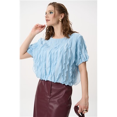 Блузка Лили (голубой)