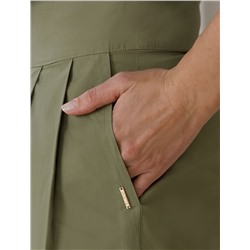 Кюлоты А-силуэта из легкого хлопкового поплина