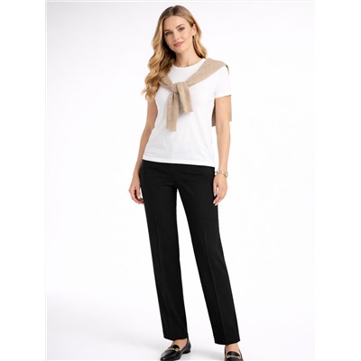 Женские брюки весна-осень Классика резинка анжелика черные