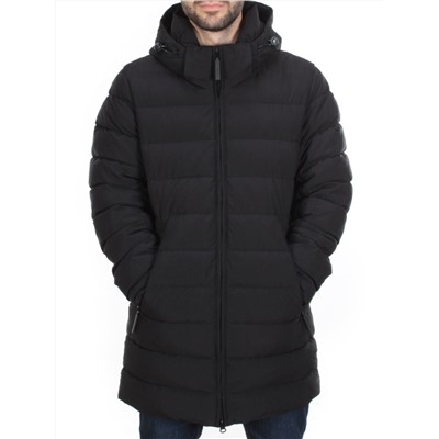 4012-L BLACK Куртка мужская зимняя ROMADA (200 гр. био-пух)