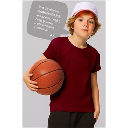 Детская однотонная футболка Happyfox