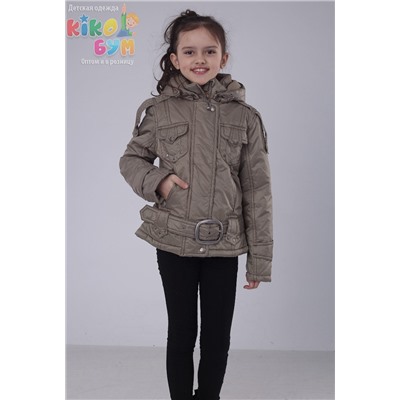 9036 Куртка для девочки Хаки/158