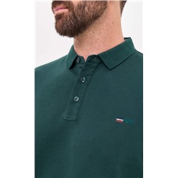 Поло д/р F421-07-7021 green