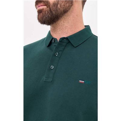 Поло д/р F421-07-7021 green