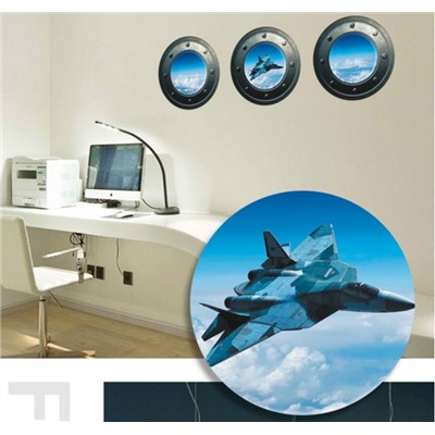 Наклейка для интерьера 3D - Z - 1 001 - 33Х33 см