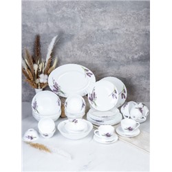 Столовый набор 42 предмета / GRAY 42/4-120/ (7131-3) /уп1/ Букет лаванды