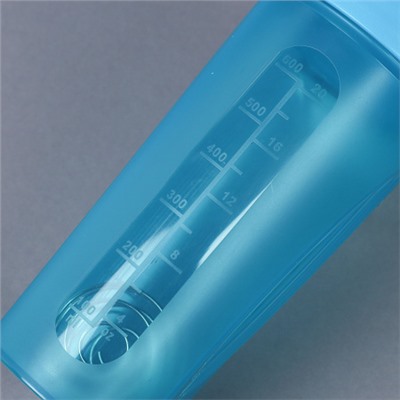 Бутылка/Шейкер SIMPLE SHSA-600 синий, для спортивного питания 600ML/уп72
