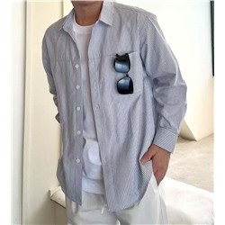 Рубашка мужская Е7 7781 светло-серый