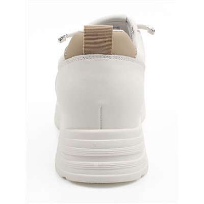 03-A331-5 WHITE Полуботинки спортивные женские (натуральная кожа)