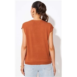 Джемпер к/р F512-1502 terracotta