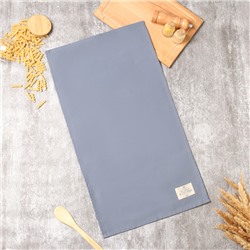 Полотенце «Этель» Kitchen, 40×70 см, 100% хлопок, саржа 220 г/м², серое