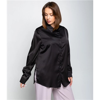 Рубашка #ОКТ085005, чёрный