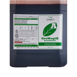 Удобрение для гидропоники "GroBro" GroMagiX A+B, 5л+5л