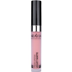 ARAVIA Помада жидкая бархатно-матовая VELVET MATTE 01-розово-бежевый 5.5 мл