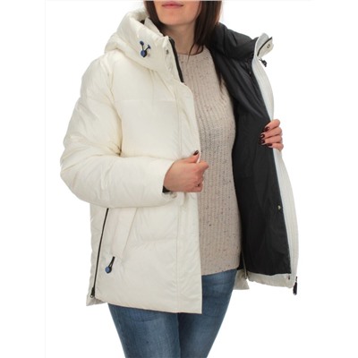 21069 WHITE Куртка зимняя женская Flance Rose (200 гр. холлофайбер)