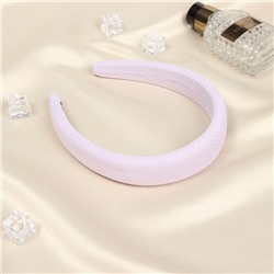 Ободок для волос QF «Жаннет», стиль орнамент, 3 см, розовый