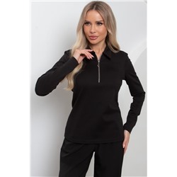 Джемпер трикотажный чёрный Пикси №1