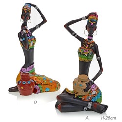 Статуэтка Африканка 26 см / 26067 /уп 18/ (В)