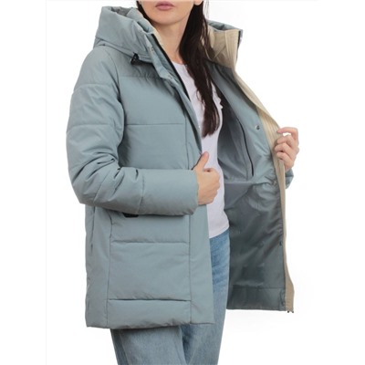 ZZM-21627 GRAY BLUE Куртка зимняя женская (150 гр. холлофайбер)