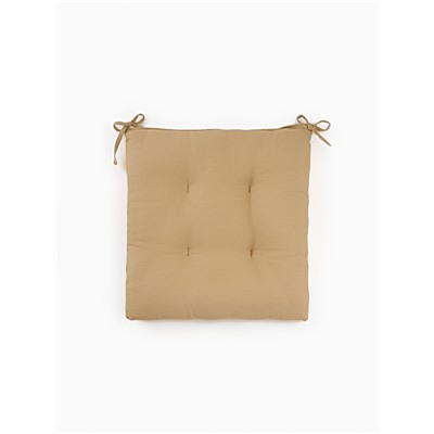 Подушка на стул «Этель» Kitchen, 42×42 см, бежевая