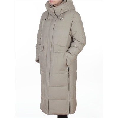 8359 LT. OLIVE Пальто зимнее женское (200 гр. холлофайбер)