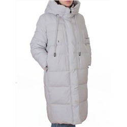 8818 LT. GRAY Пальто зимнее женское (200 гр. холлофайбер)