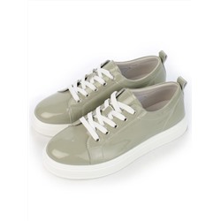 05-HY21-5D GRAY GREEN Кроссовки женские (натуральная кожа)