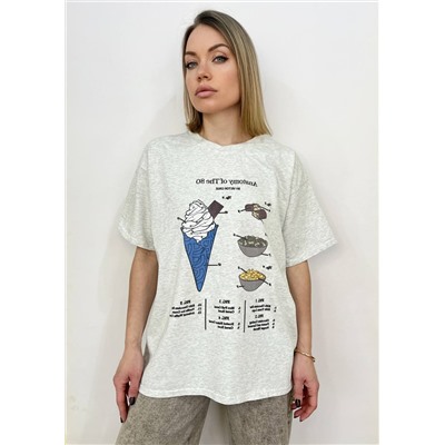 Футболка OVER SIZE (плотный хлопок)