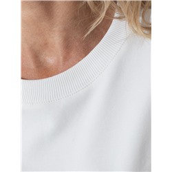 Футболка свободная с принтом из футера двухнитки с эластаном