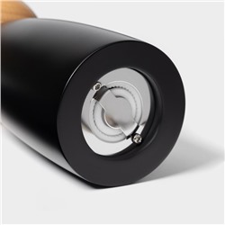 Мельница для специй Magistro Ollander, 17 см, чёрная