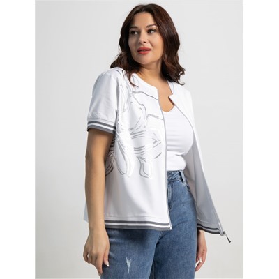 Блуза Бэлла (белая) Б15533-20М