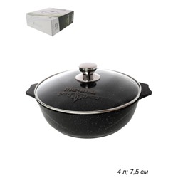 Жаровня 4 л Гранит / 34701 /уп / Мечта