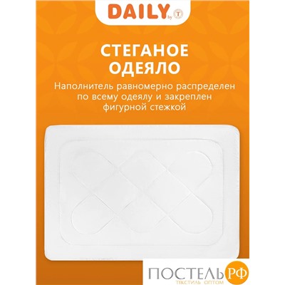 DAILY by T АЛОЭ ВЕРА БАМБУК Одеяло 200х210, 1пр, микроф/бамбук/полиэф.вол